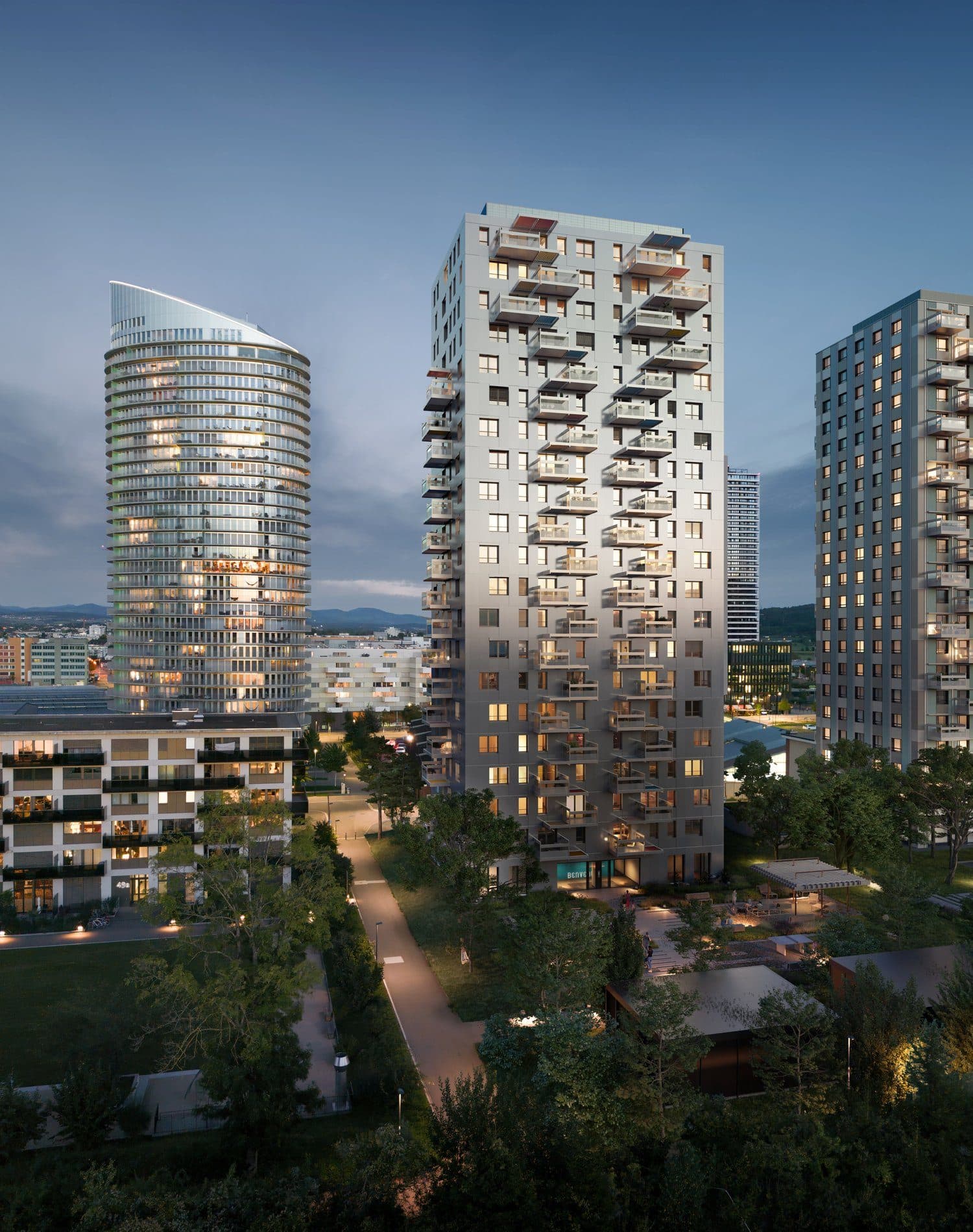 Wohnen in der Skyline - Sorrento Hochhaus
