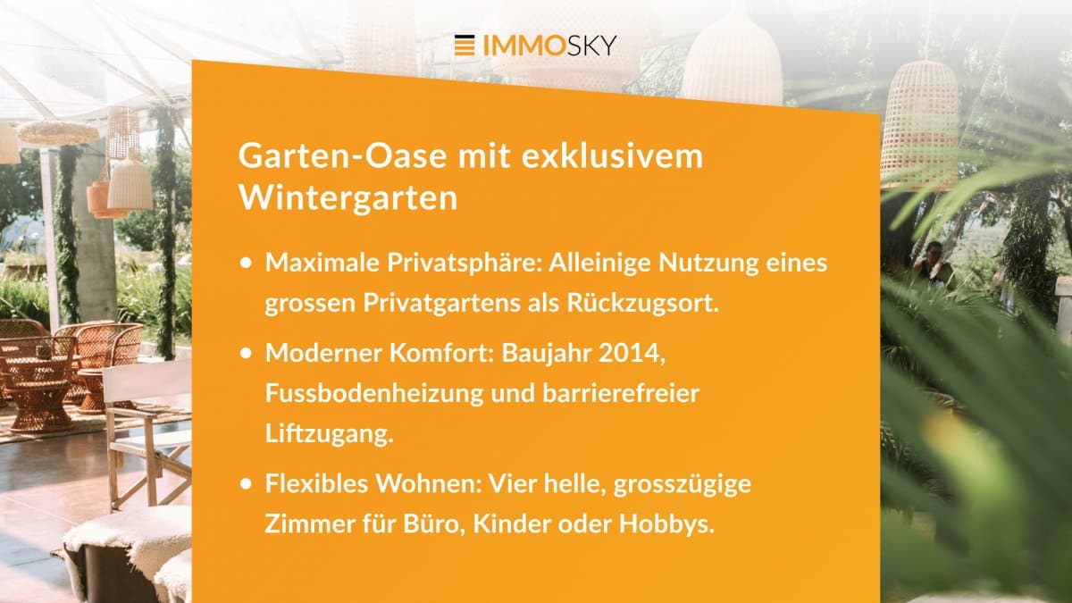 Garten-Oase mit exklusivem Wintergarten