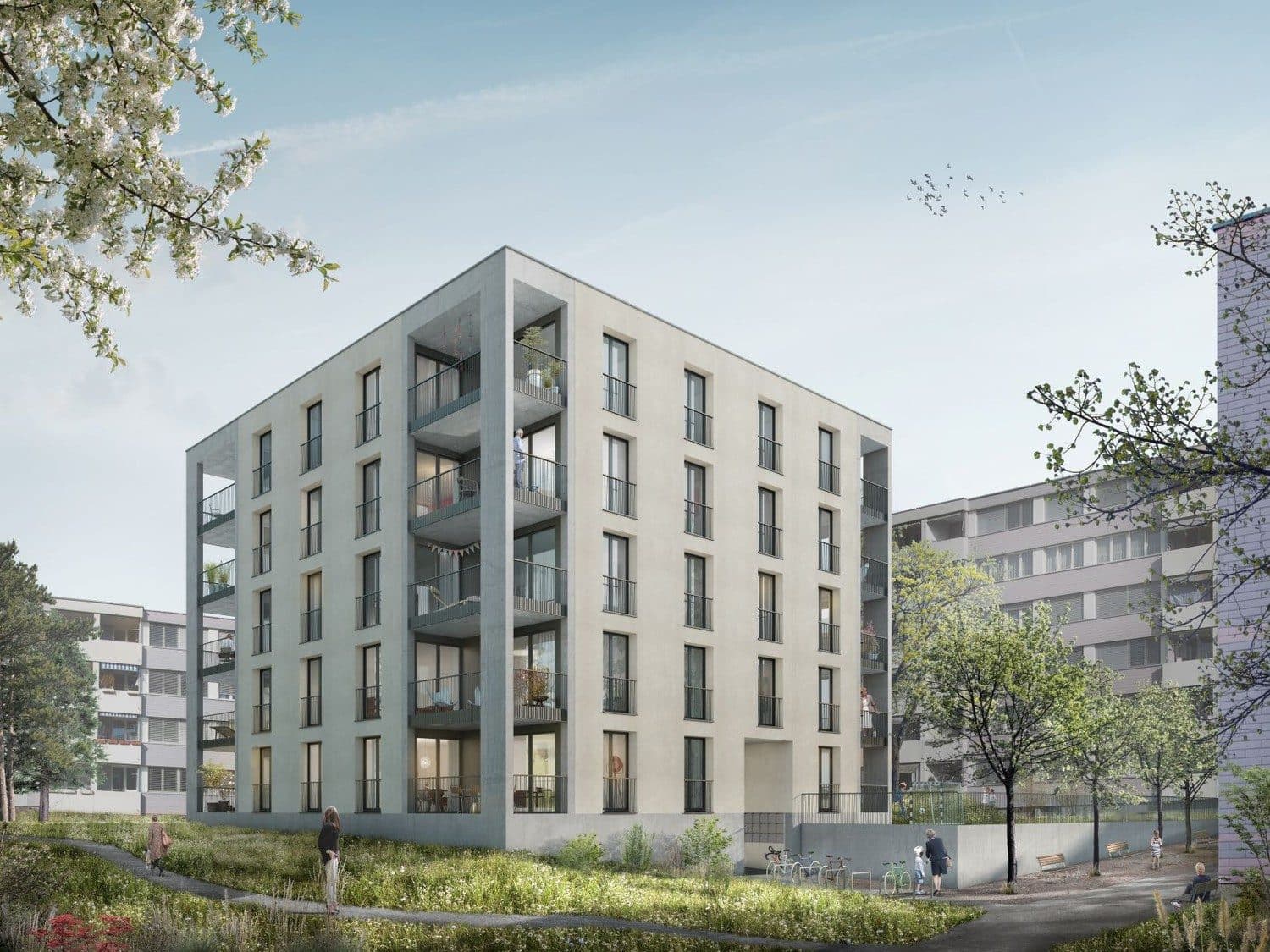 Neubau 2022 - mit grüner Umschwung