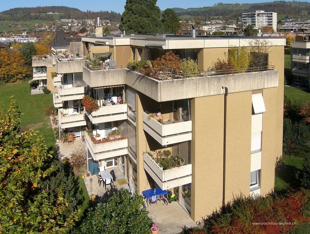 Ruhige Wohnlage mit Blick auf die Stockhornkette