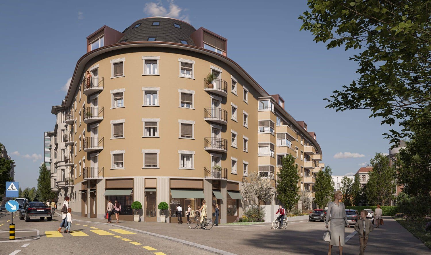 Moderne Wohnung in der Stadt Zürich