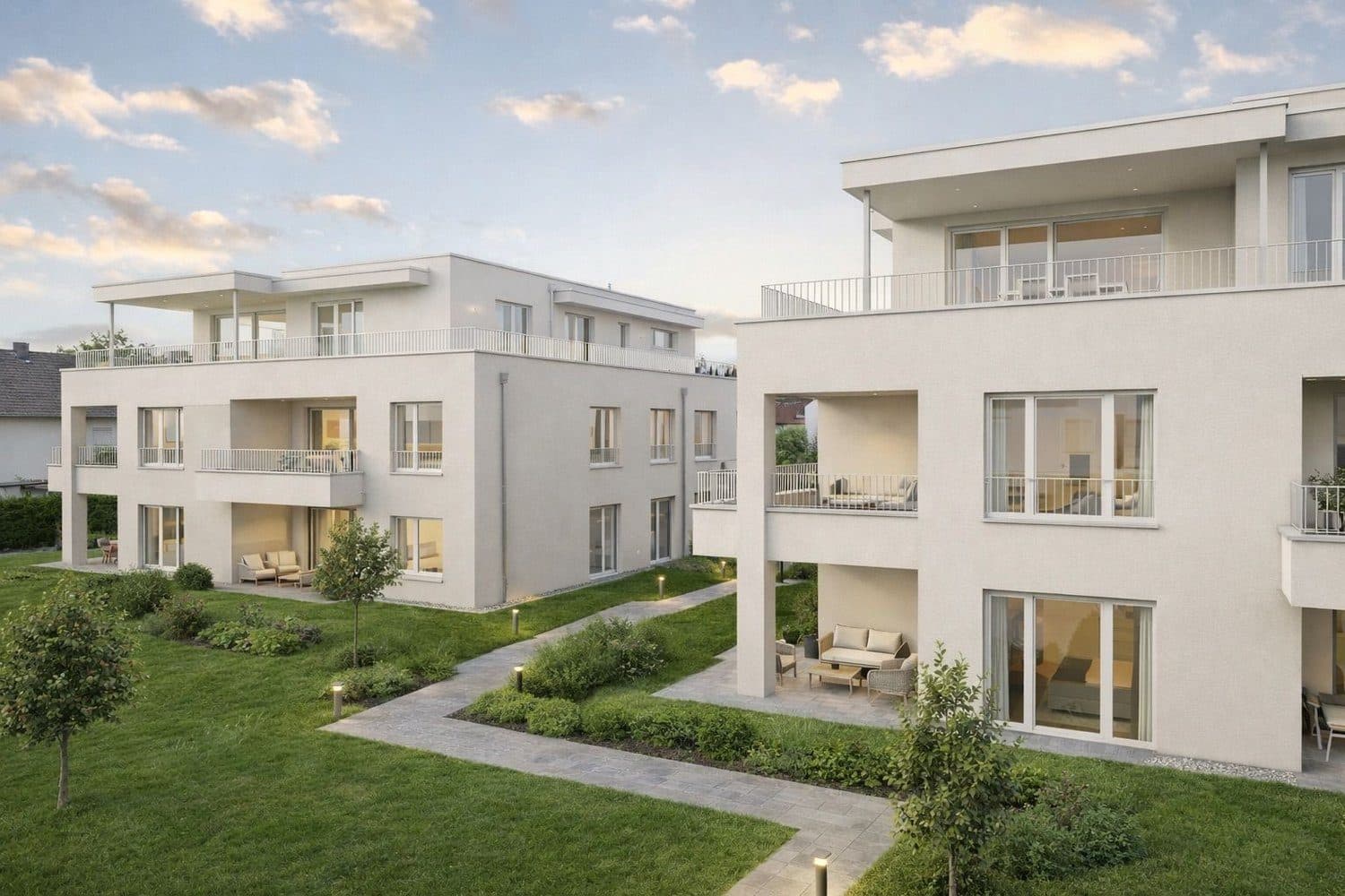 Moderne 5.5-Zimmer-Attikawohnung mit 143m² Terasse in Oberbüren (A5)