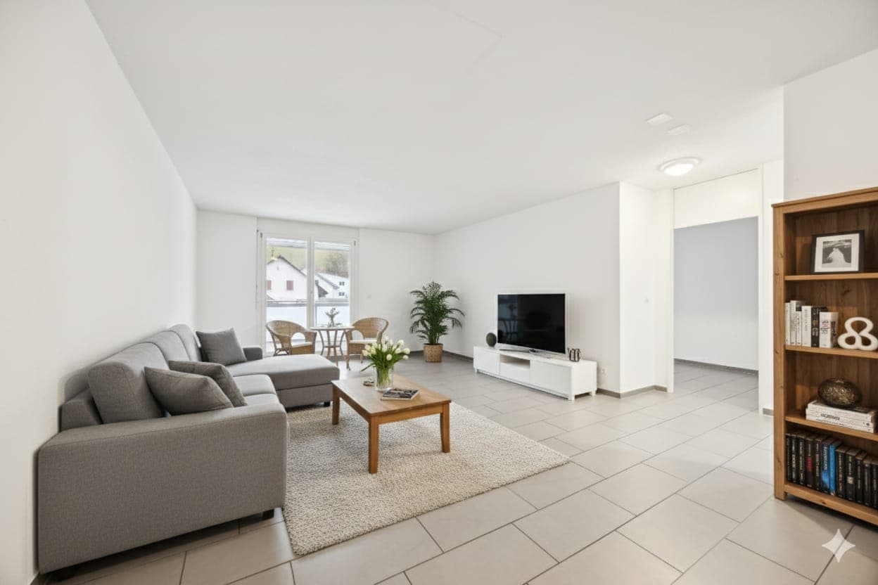 Helle 2.5-Zimmer-Wohnung mit grosser Terrasse!