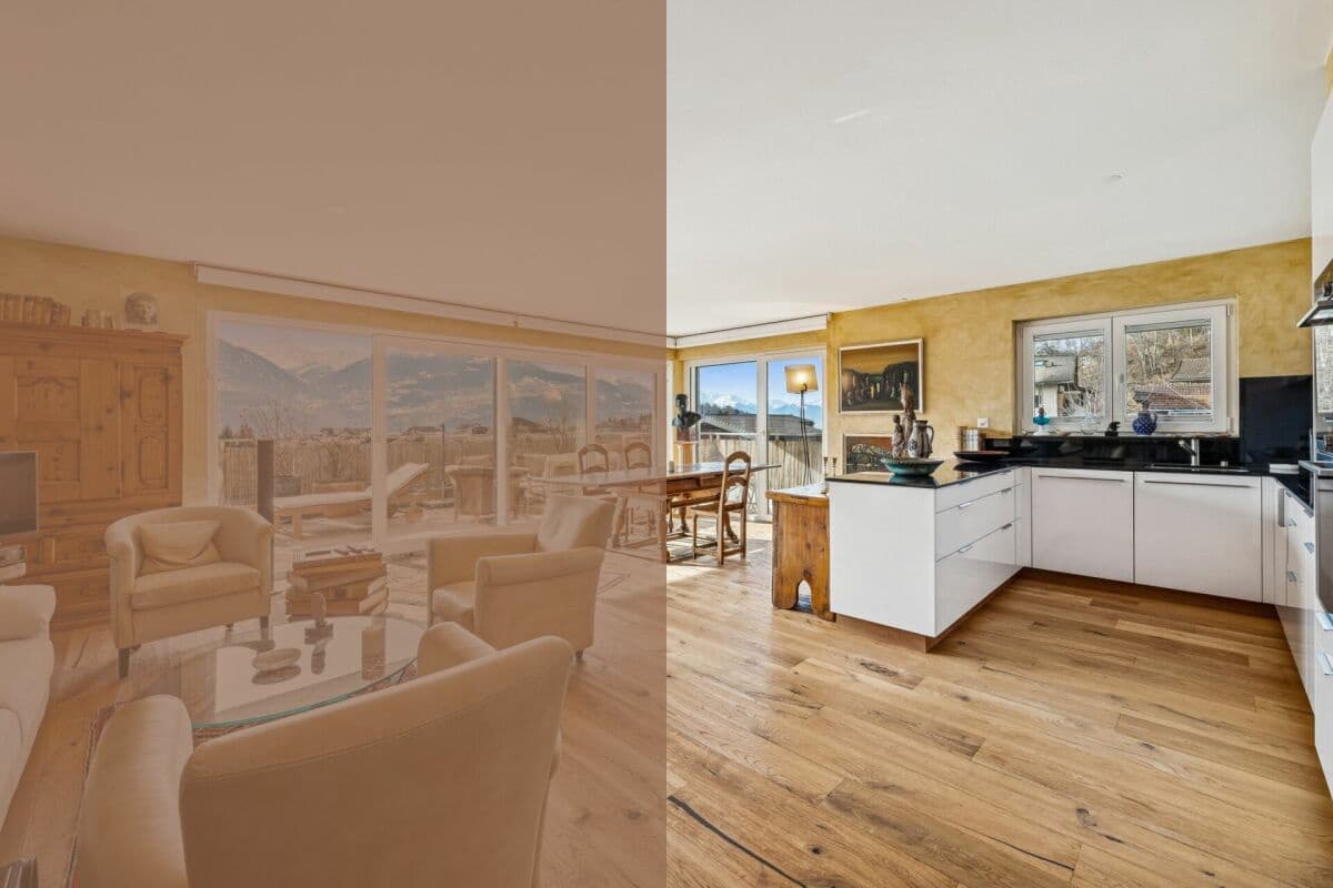 Stilvolle 4.5-Zimmer-Etagenwohnung in ruhiger Lage von Savièse