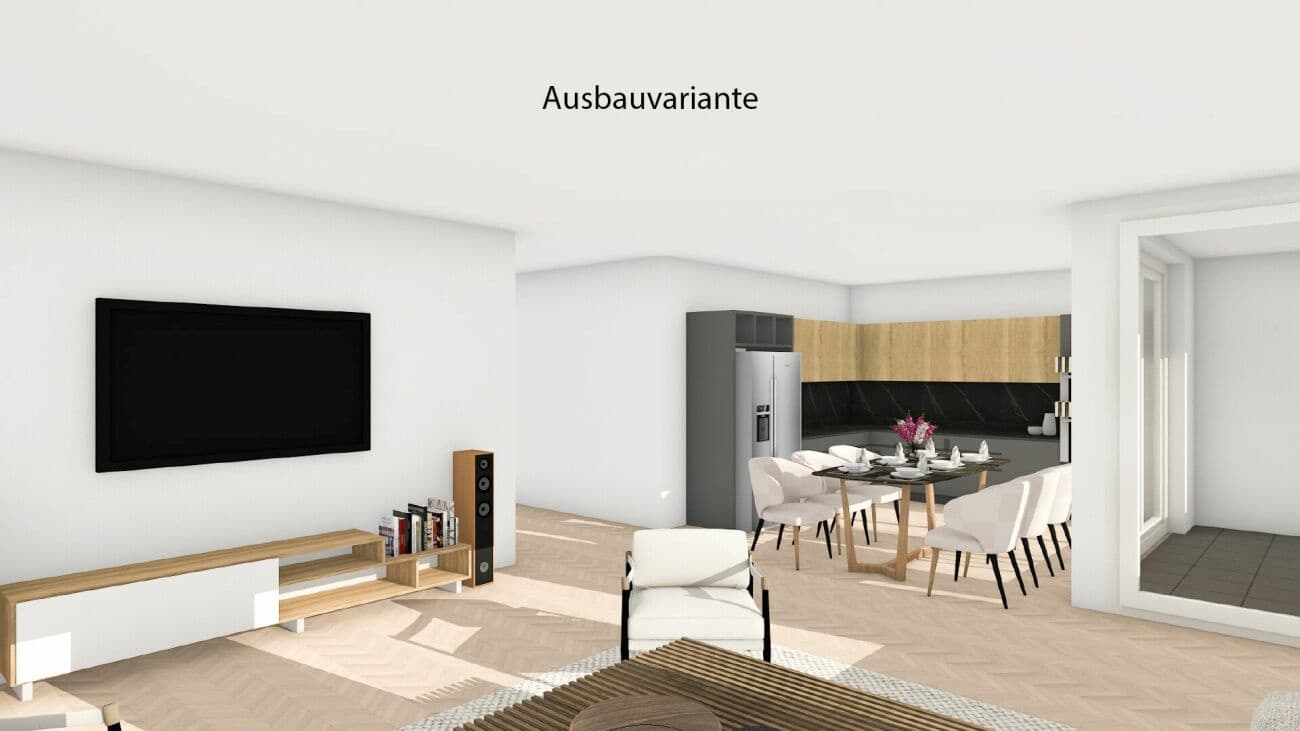 Lichtdurchflutete Wohnung / Gewerberaum mit flexiblem Grundriss
