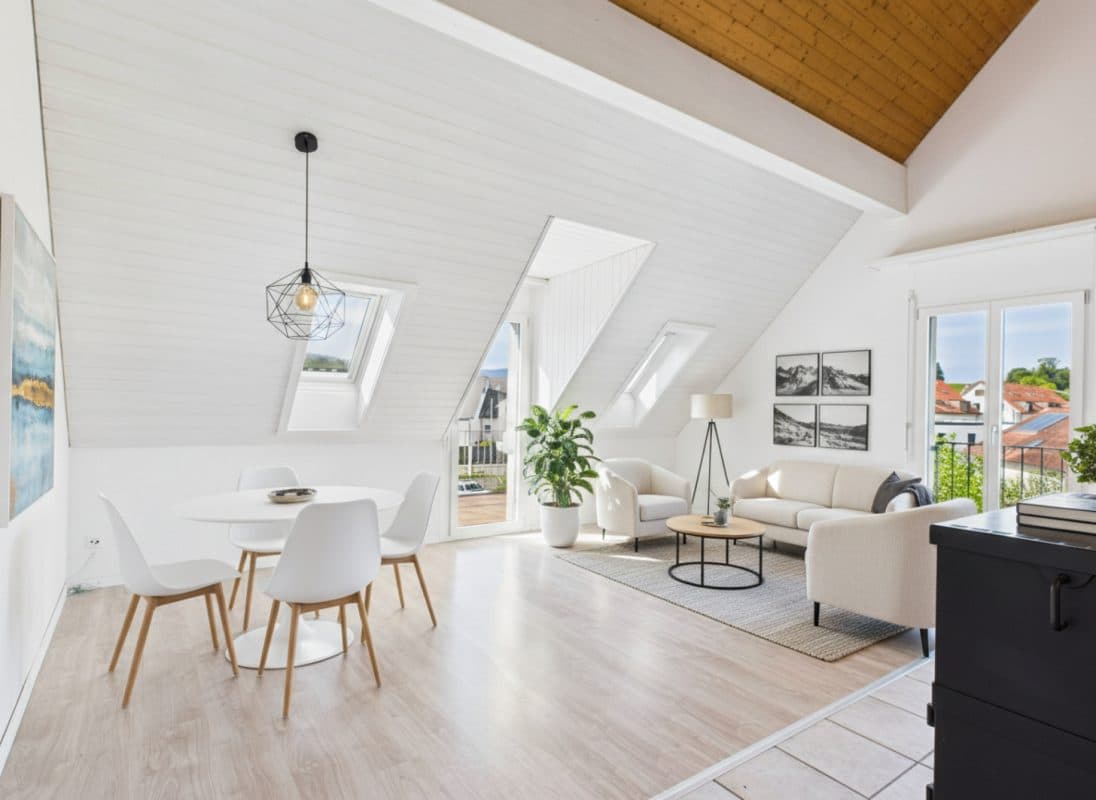 Sonnige Wohlfühloase im Dachgeschoss