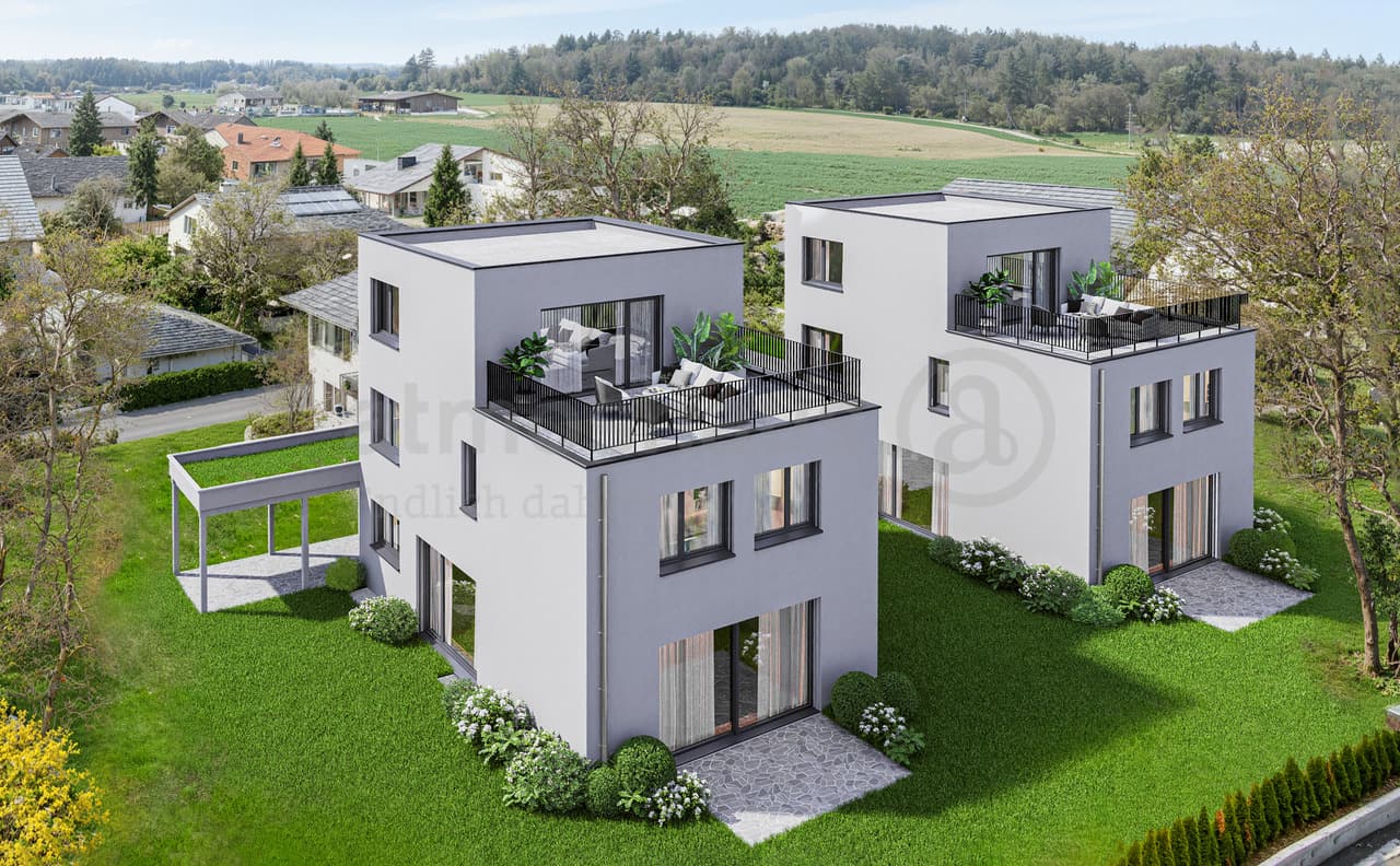 Einmalige Chance: Letztes EFH in Wohlen mit Attika und Weitsicht