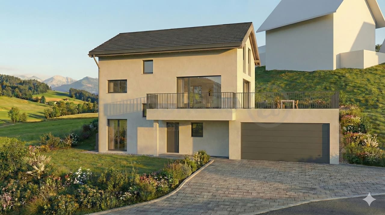 Modernes EFH in Heimiswil mit grossem Grundstück und Terrasse