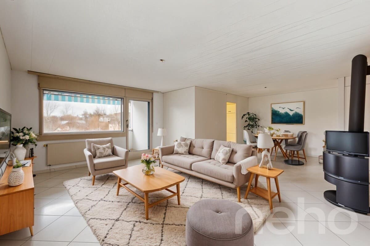 4.5 pièces avec balcon et vue panoramique ? Dernier étage