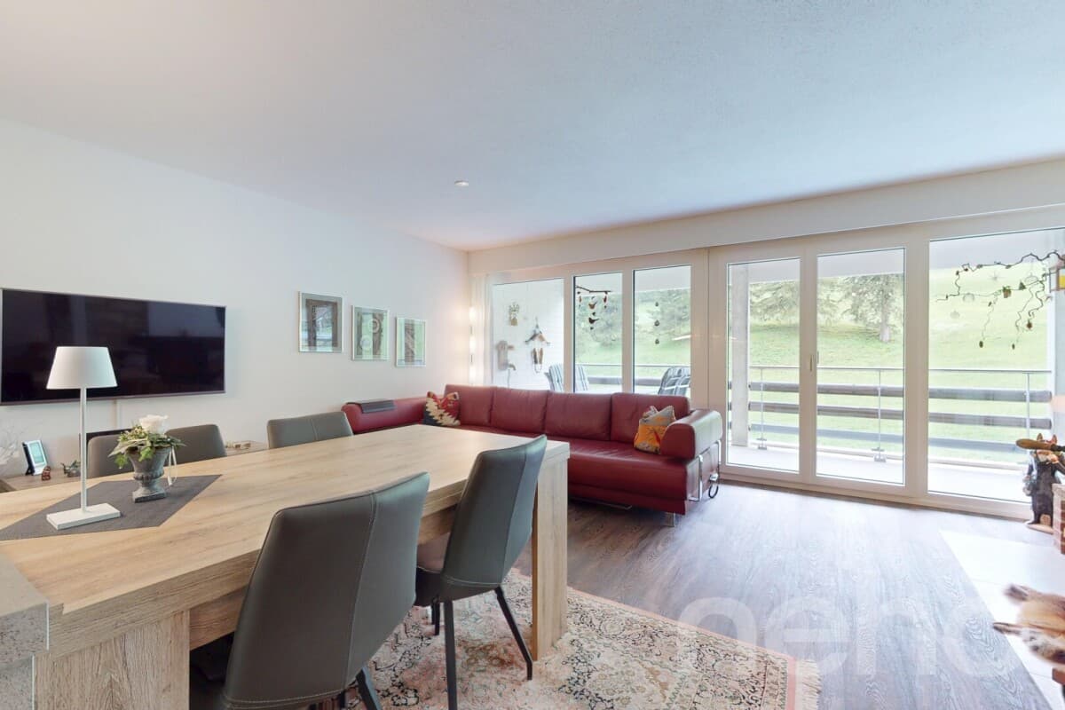 Möblierte Wohnung direkt neben dem Skilift auf der Mörlialp