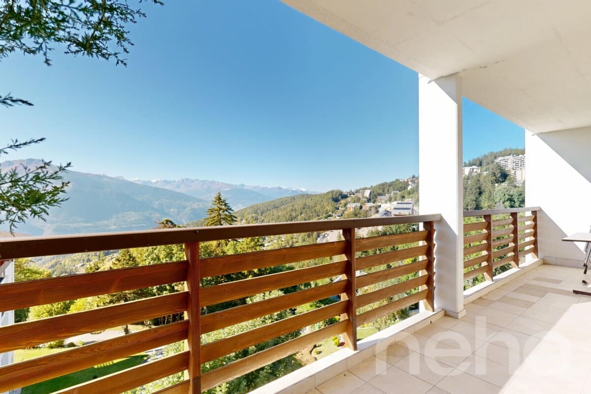 Superbe 2.5 pièces avec balcon plein sud à Crans-Montana