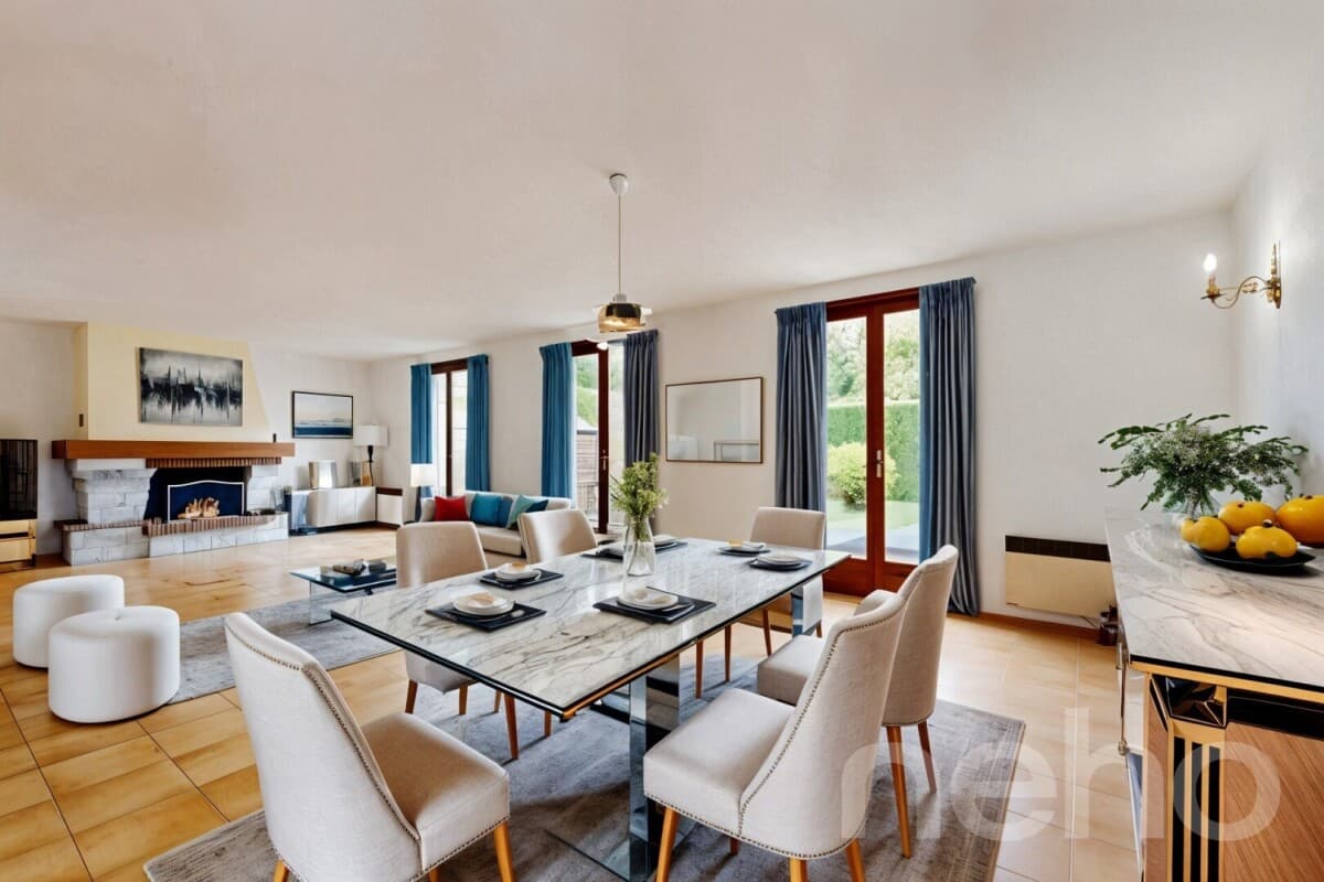 Belle maison jumelée avec grand jardin