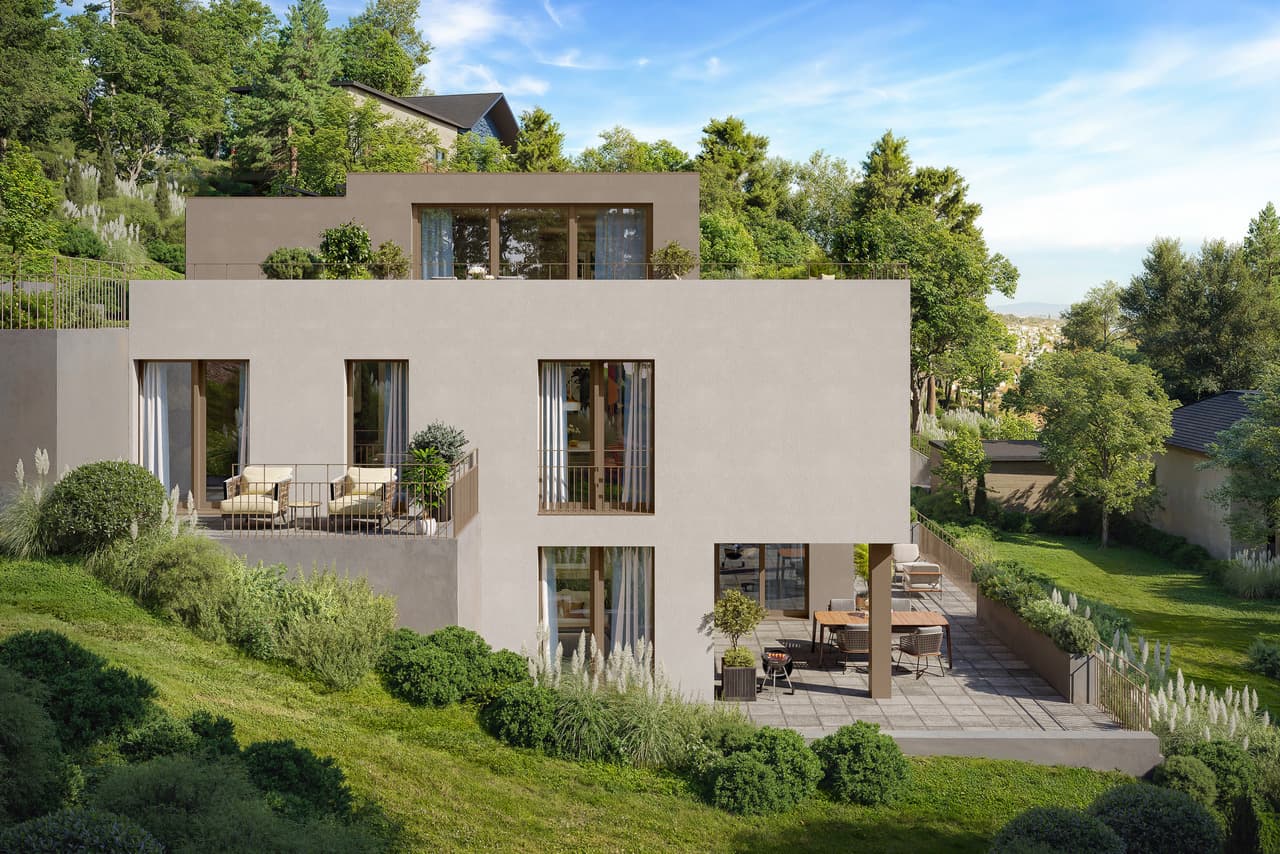 4.5 Attika Wohnung mit Sicht auf Seon AG