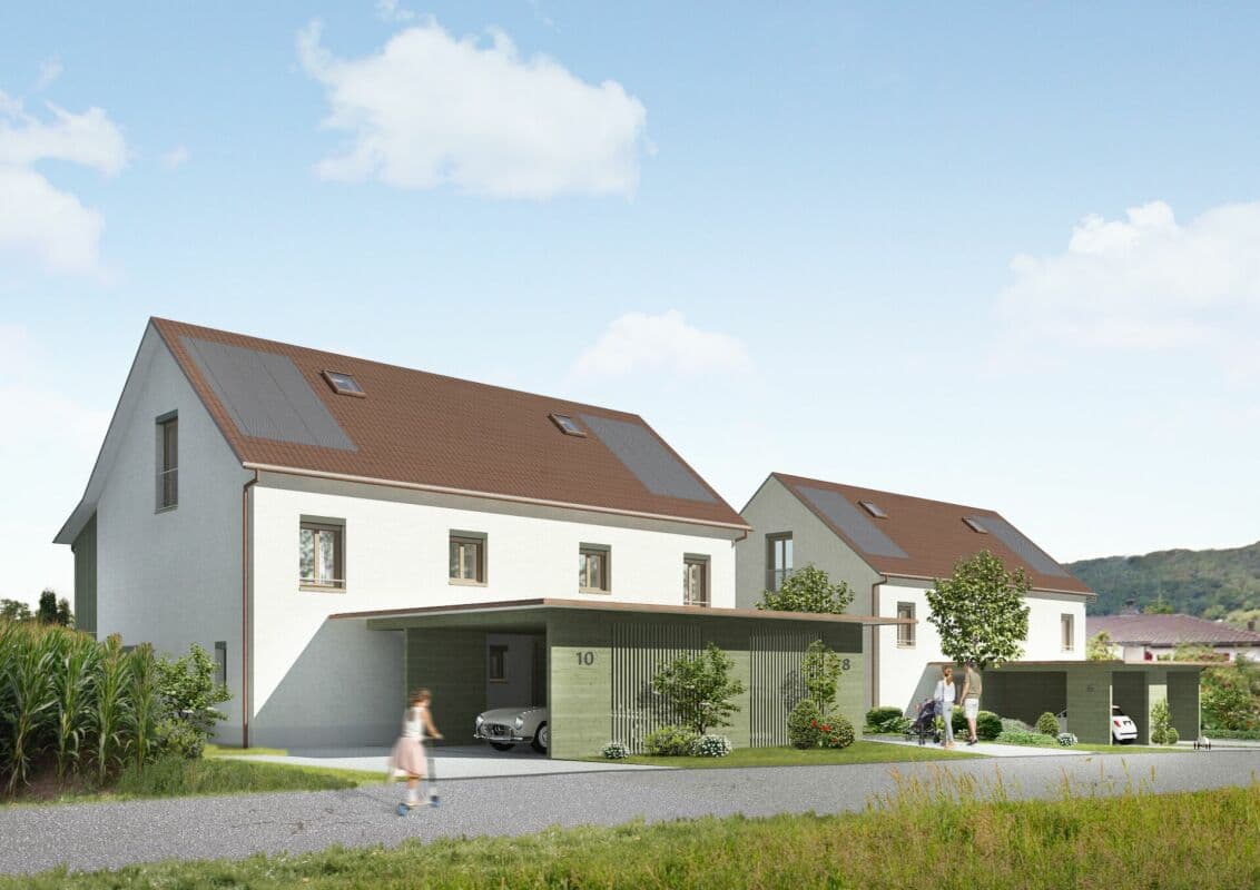 Grosszügige 7.5-Zimmer-Doppelhaushälfte mit Naturblick