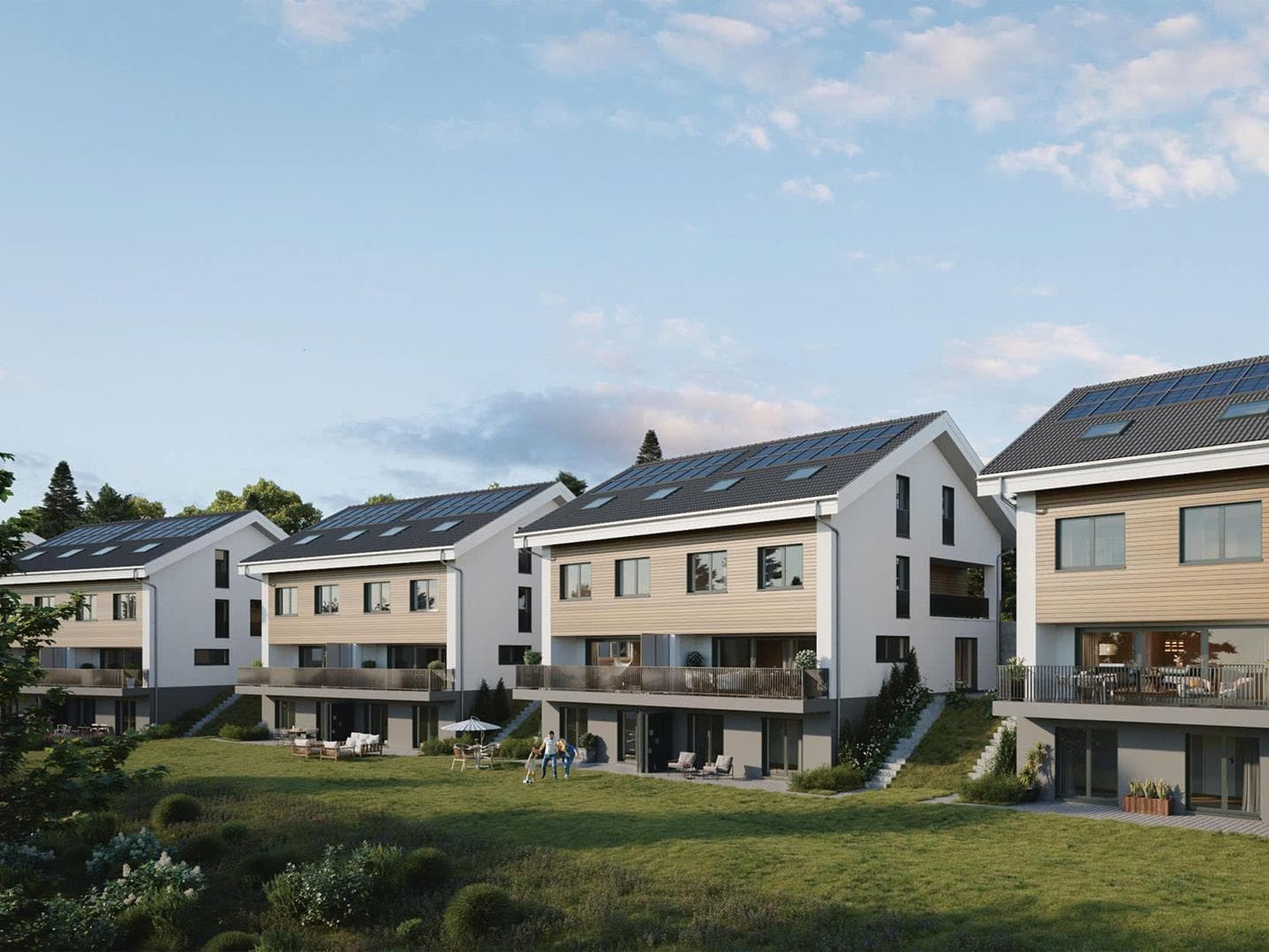 Modern wohnen - mitten in der Natur