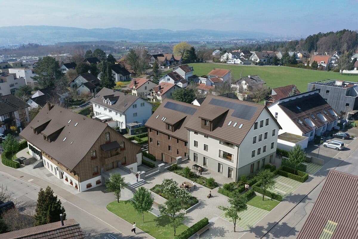 BAUSTART ERFOLGT! Landwohnen in Stadtnähe: Neubauwohnungen im Herzen des Dorfes