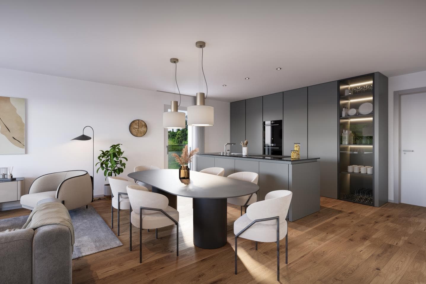 Neubauprojekt "Drei Halden" - 4.5-Zi. Etagenwohnung im EG