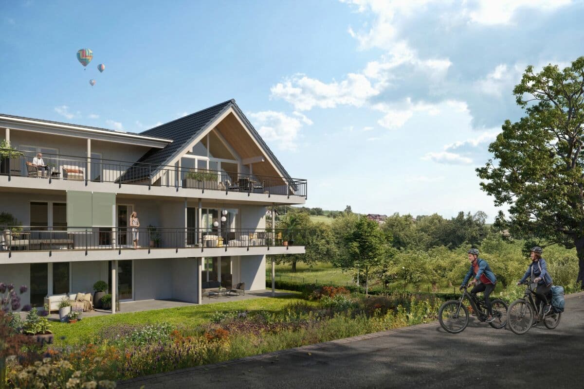 Neue 4.5-Zi.-Dachwohnung zu vermieten in Mettlen