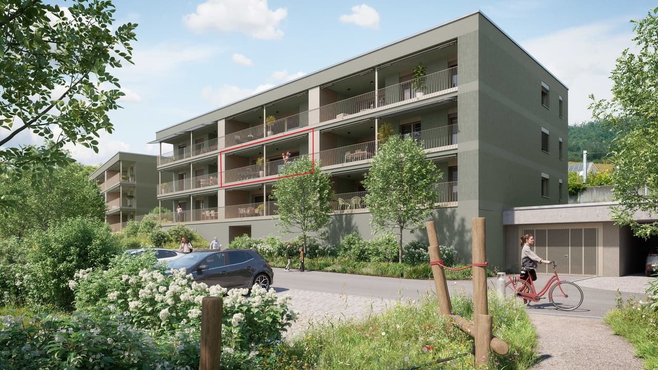 Neubauprojekt Gemsacker: 2.5-Zimmer-Wohnung A2-12