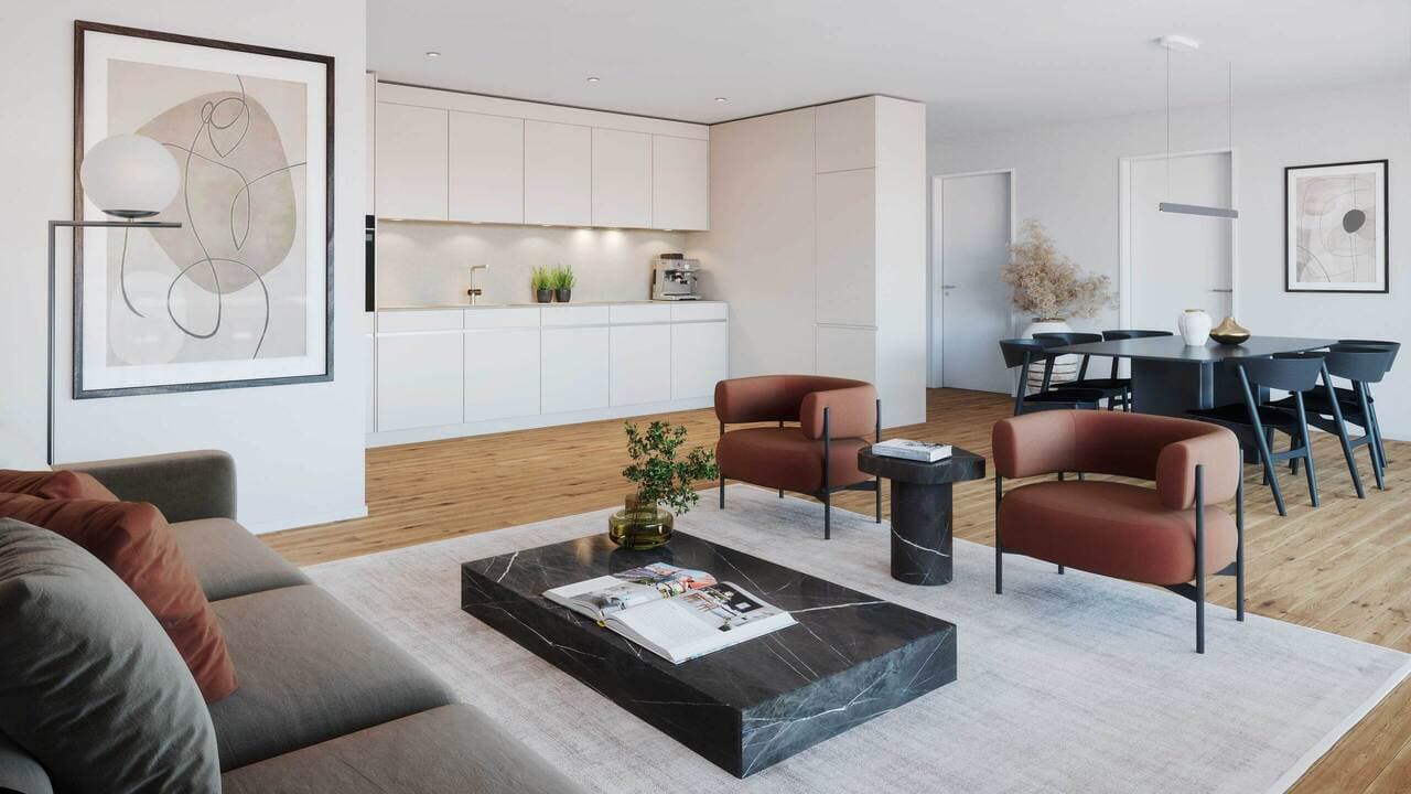 Neubauprojekt Gemsacker: 2.5-Zimmer-Wohnung A1-22