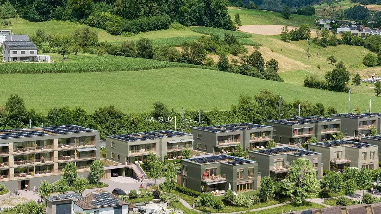 Neubauprojekt Gemsacker: 5.5-Zimmer-Doppelhaus B2