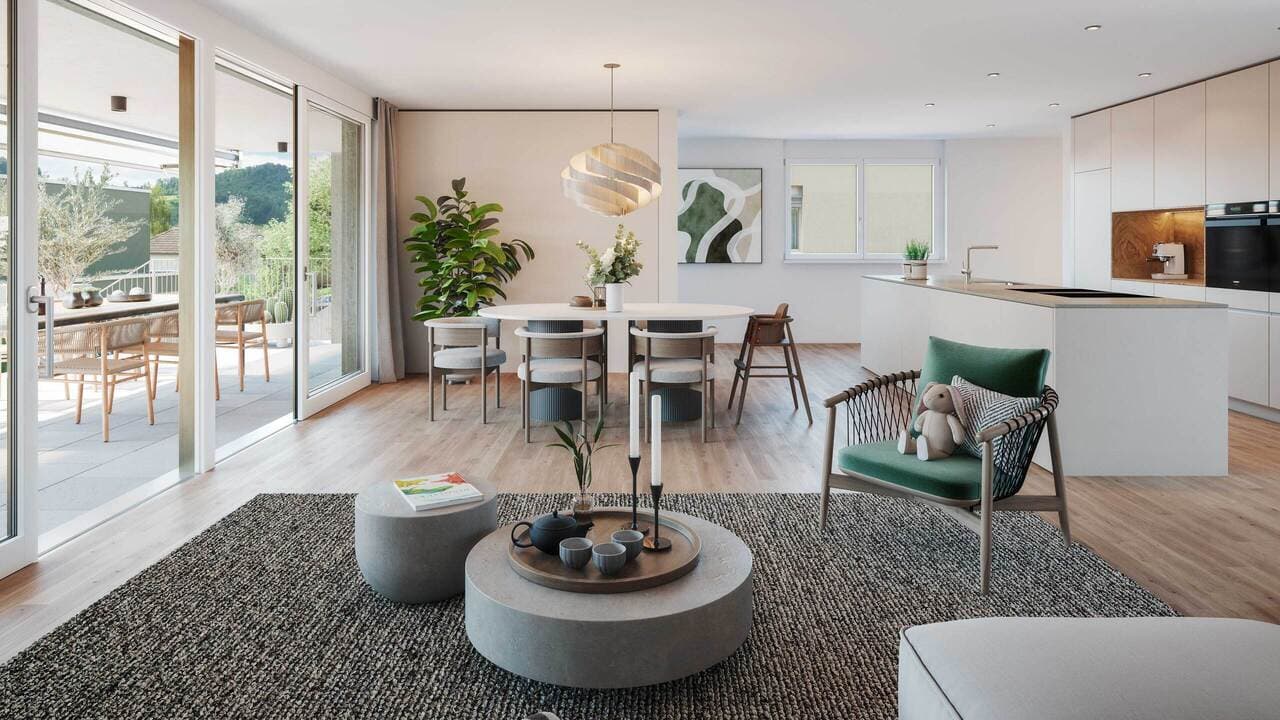 Neubauprojekt Gemsacker: 5.5-Zimmer-Doppelhaus B3