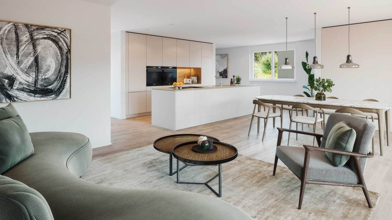 Neubauprojekt Gemsacker: 5.5-Zimmer-Doppelhaus B4