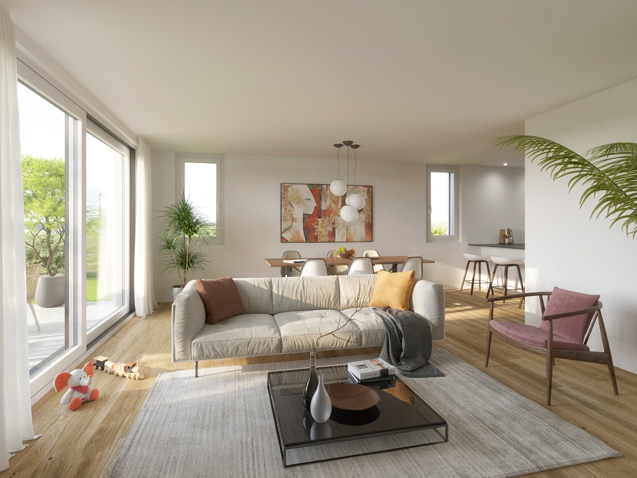 Neubauprojekt Fasanenweg mit zwei 6.5-Zimmer-Doppelhäusern: Haus A