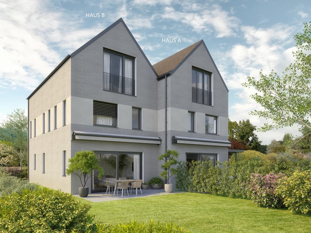 Neubauprojekt Fasanenweg mit zwei 6.5-Zimmer-Doppelhäusern: Haus B