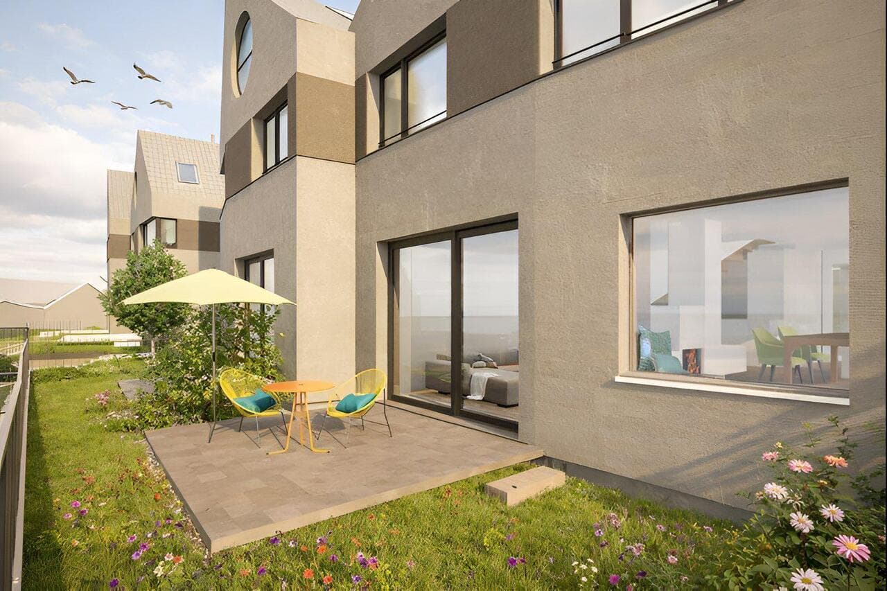 Neubauprojekt Allmendgasse mit vier 7.5-Zimmer-Doppelhäuser (Haus B)