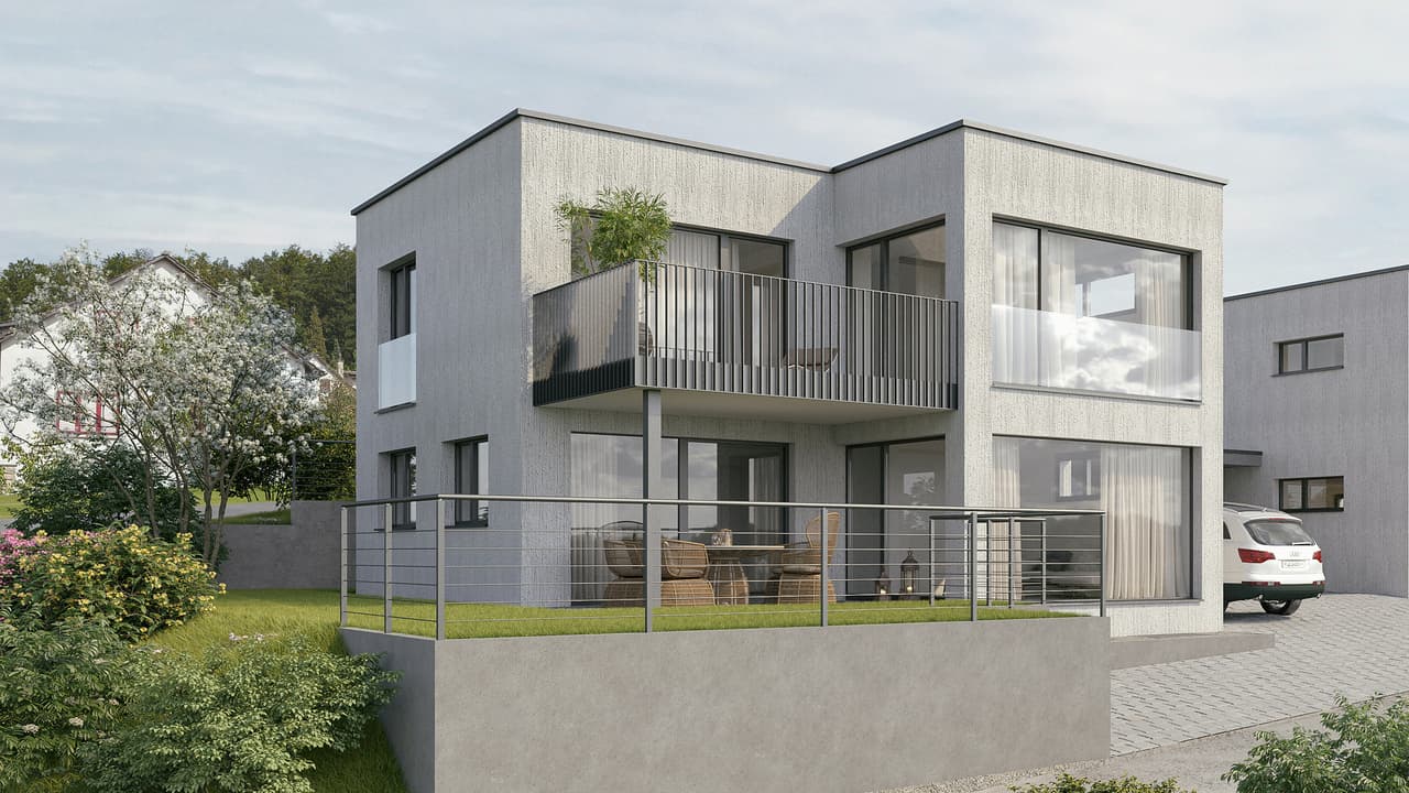 Neubauprojekt Oberdorfgasse mit vier Einfamilienhäusern (Haus A)