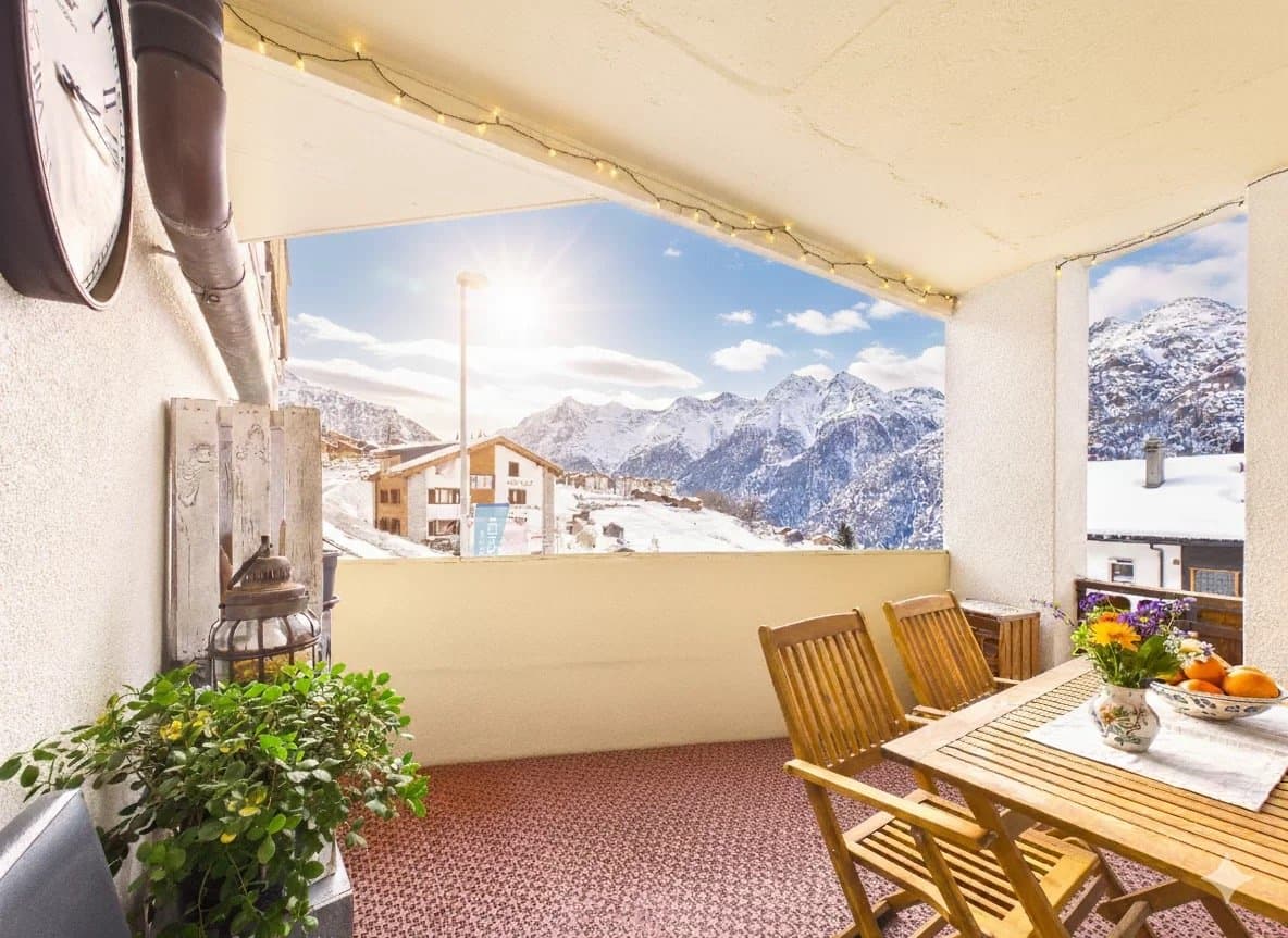 Gemütliche 3.5-Zimmerwohnung in Grächen