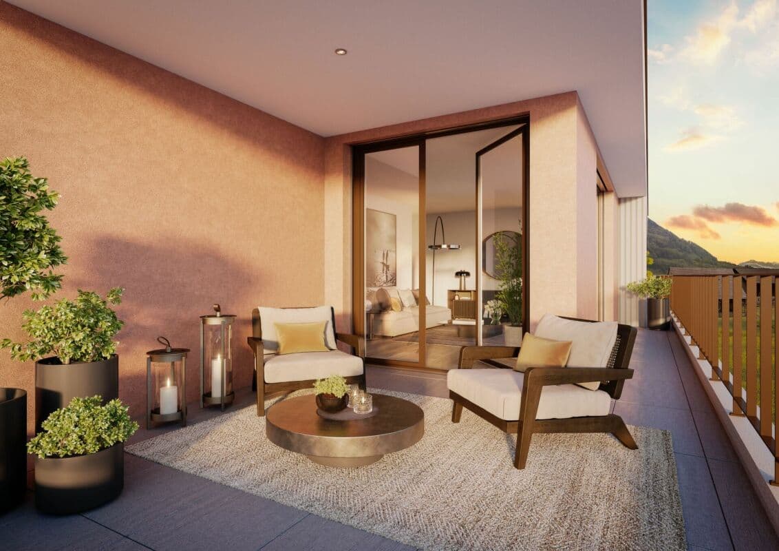 Attraktive Gartenwohnung in der Wohnüberbauung Burgmatt