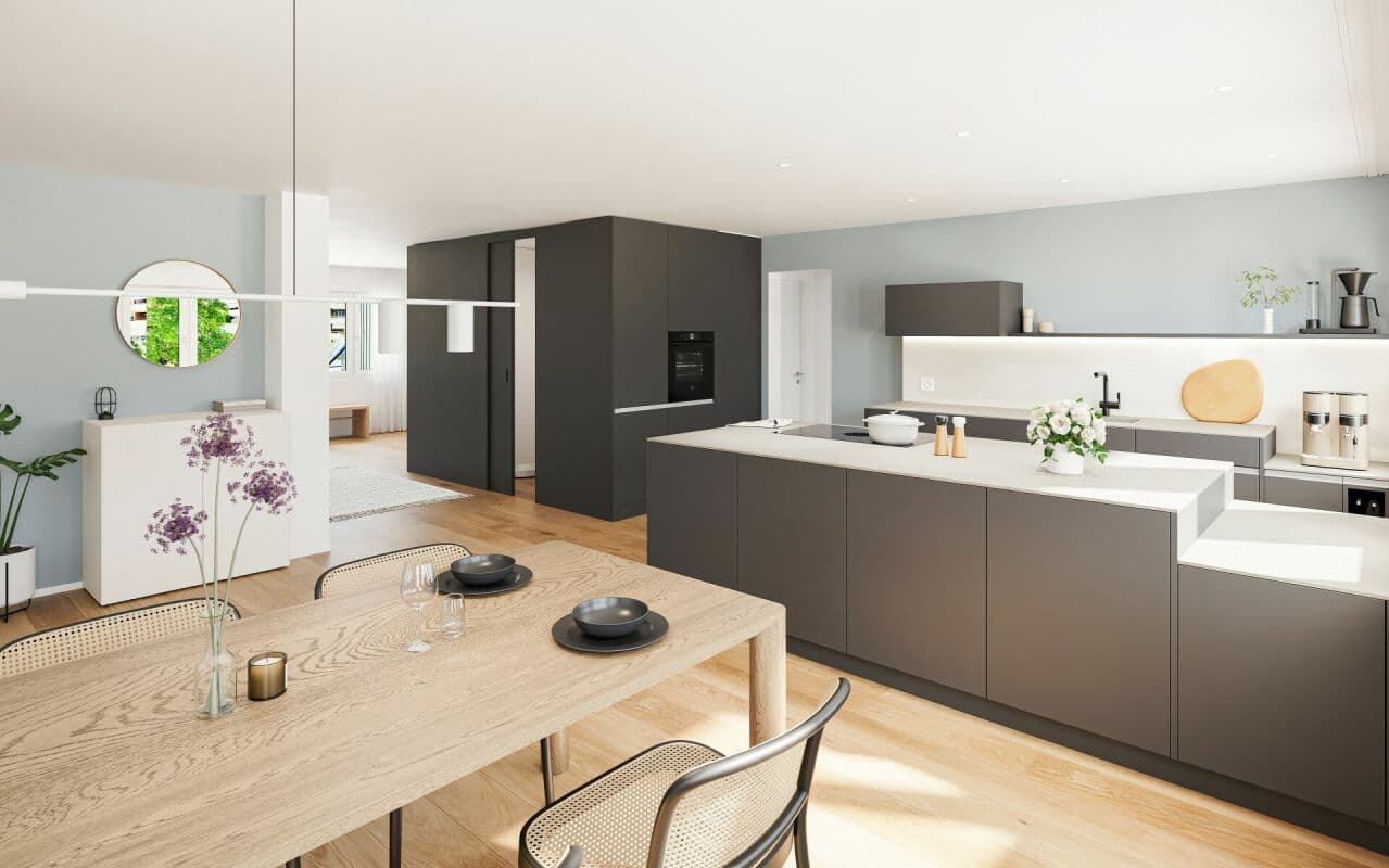 Wohnen mit Stil: 3.5 (optional 4.5)-Zimmerwohnung mit Loggia