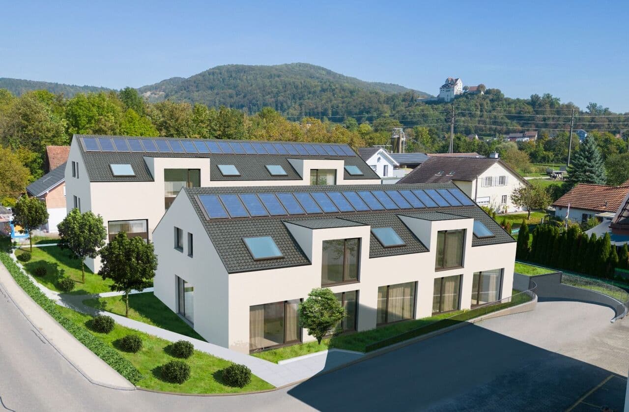 Neubauprojekt ,,Schachen" - 7 Traumhäuser im Grünen mit Minergie