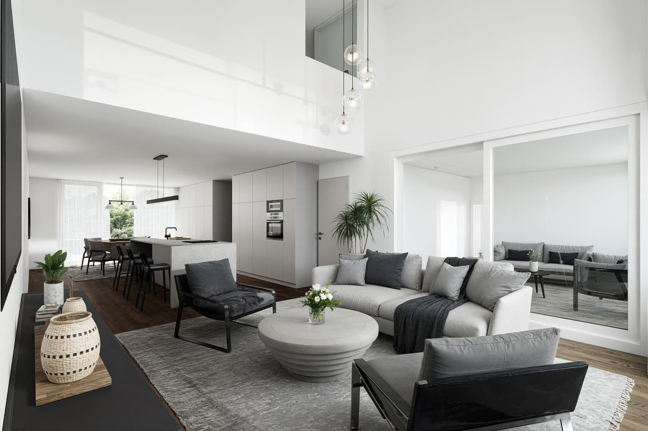 Neubauprojekt ,,Schachen" - 7 Traumhäuser im Grünen mit Minergie