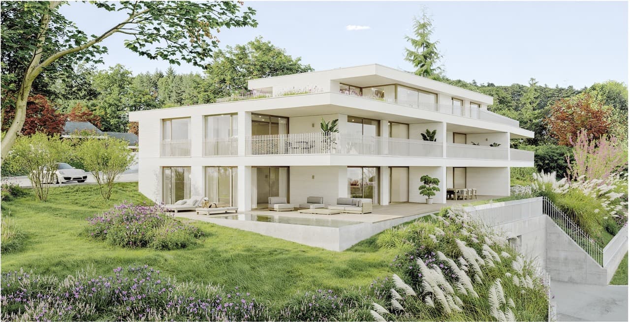 Exklusive 4.5-Zimmer-Neubauwohnung mit Terrasse am Waldrand