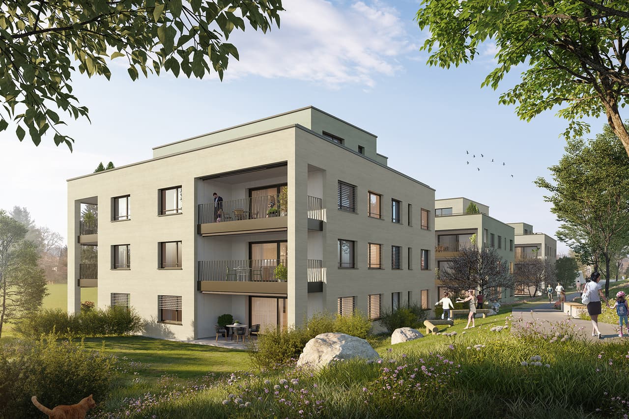 *NATÜRLICH WOHNEN, NEUMATT FULENBACH / 3 ½-ATTIKAWOHNUNG*