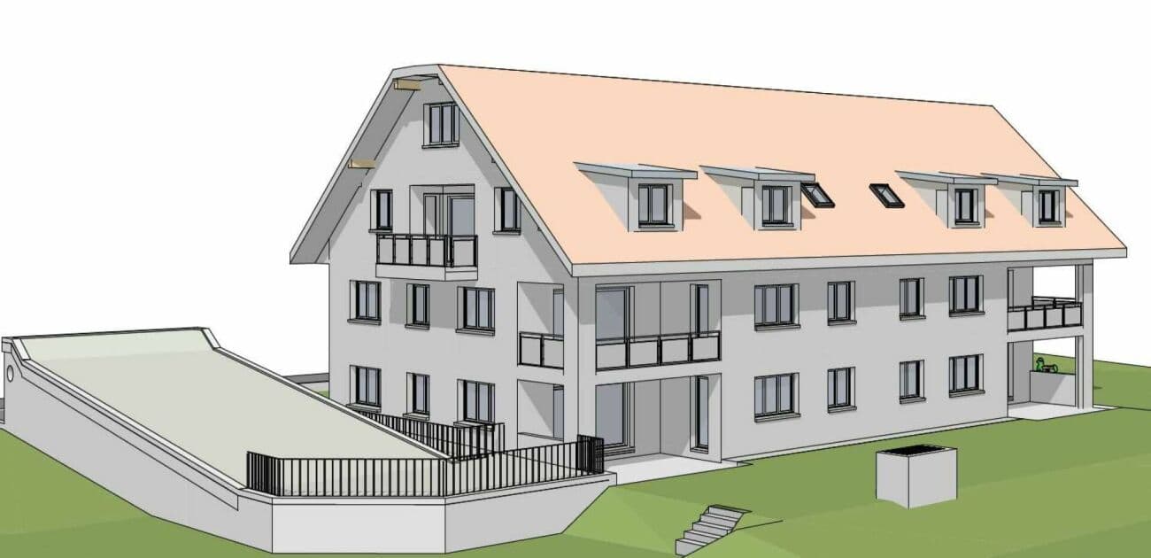 Zu verkaufen 3½ Zi.-Whg., an der Maugwilerstrasse 40 in 9552 Maugwil /103 m2 Wohnfläche, naturverbundene Lage  /Steuerfuss 9500 Wil !