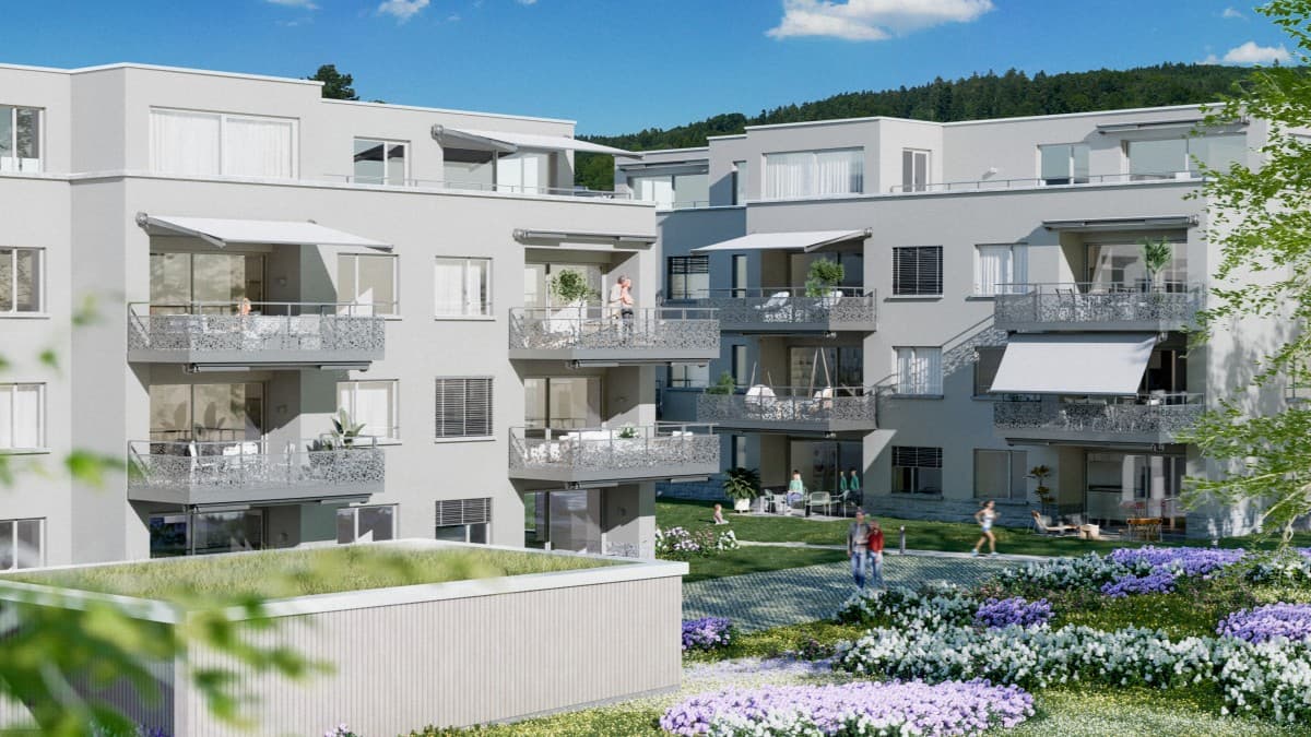 Leben am Wildbach in Hinwil: 2.5 Zimmerwohnung