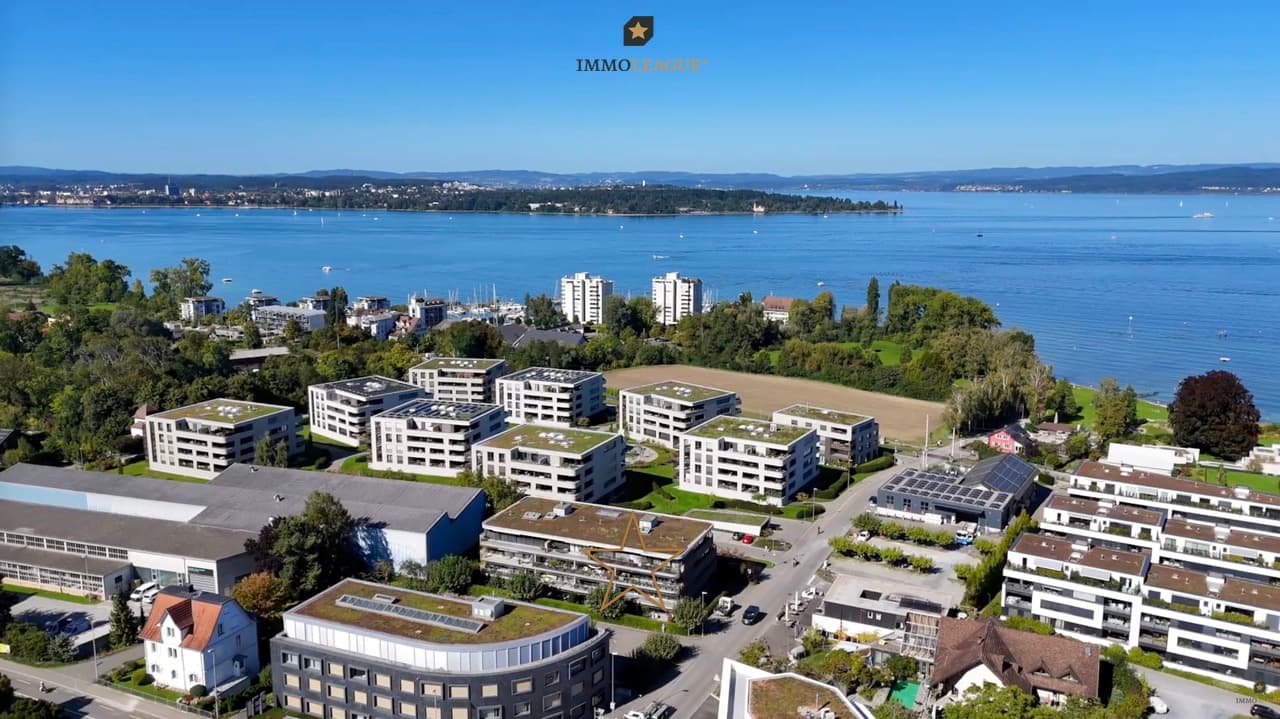 Seesicht und zwei Terrassen - Wohnen auf höchstem Niveau.