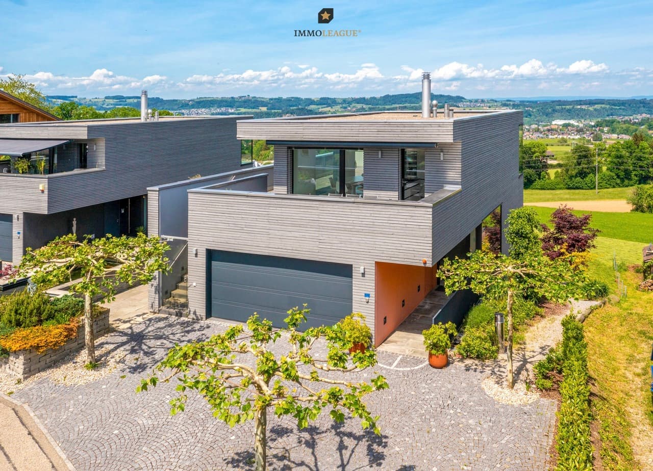 Modernes Design mit spektakulärem Panorama.