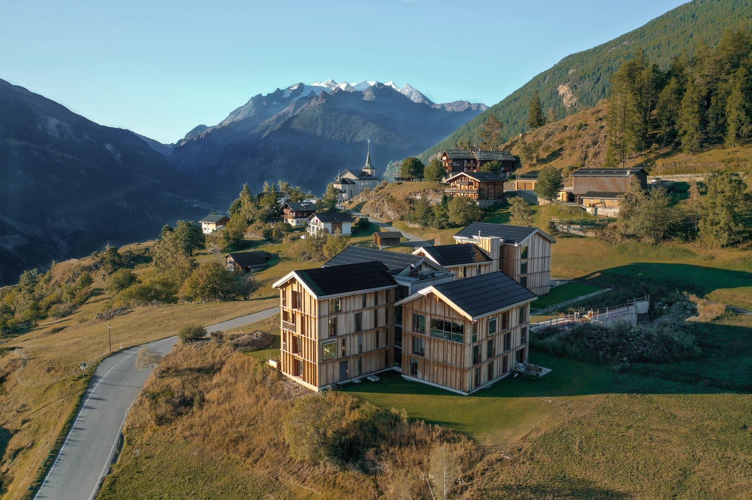 2.5 Zimmerwohnung im Neubau-Mehrfamilienhaus mit Bergsicht in Zeneggen