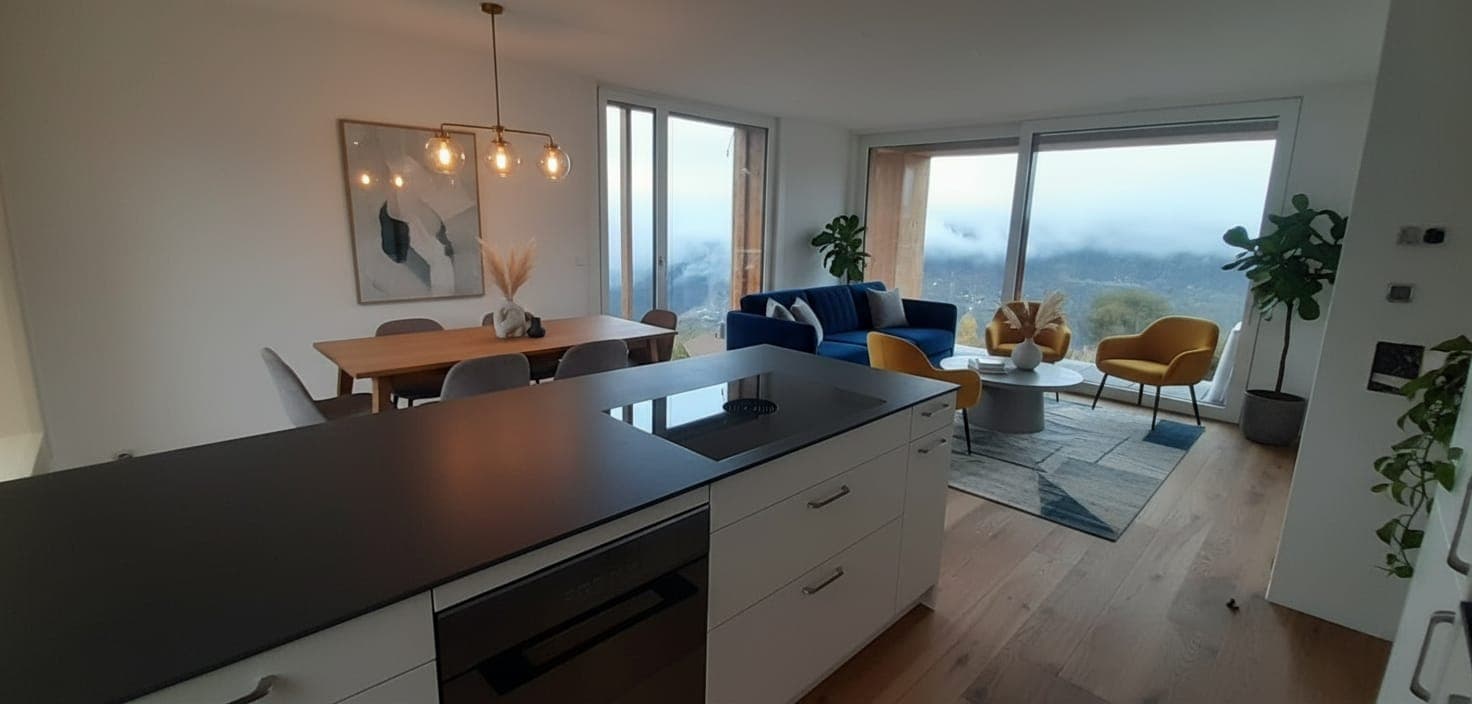 Wohnen am Sonnenplateau  3.5-Zimmerwohnung mit Aussicht