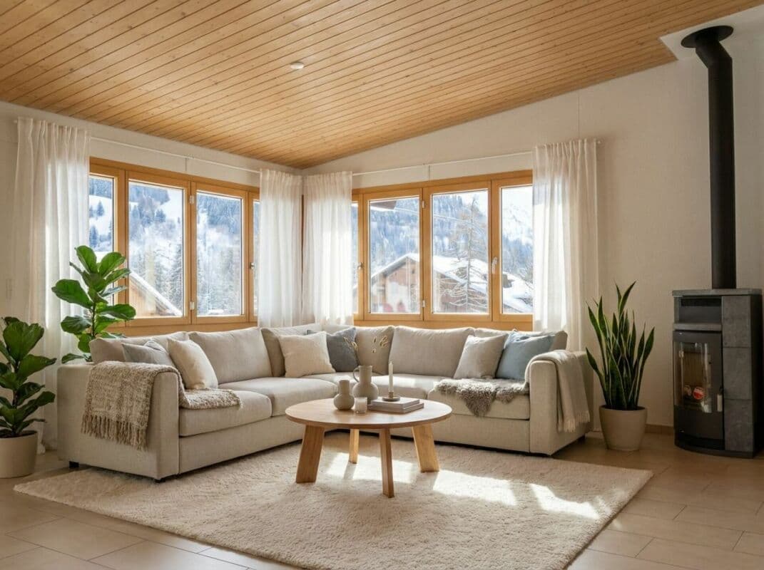 Grosszügigkeit mit Bergsicht