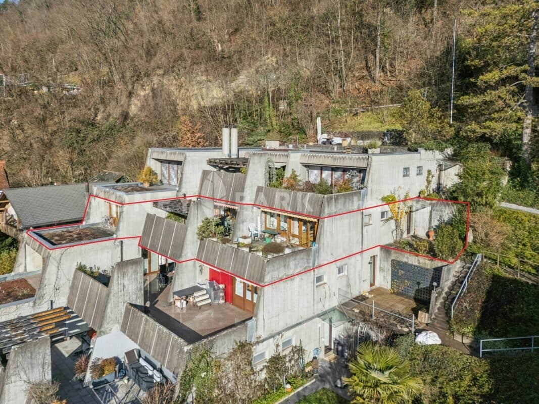 Terrassenhaus in Liestal - Panorama soweit das Auge reicht
