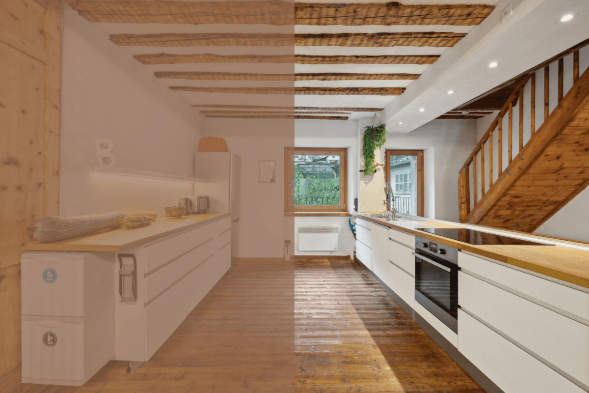 Rustikales Einfamilienhaus nahe der italienischen Grenze