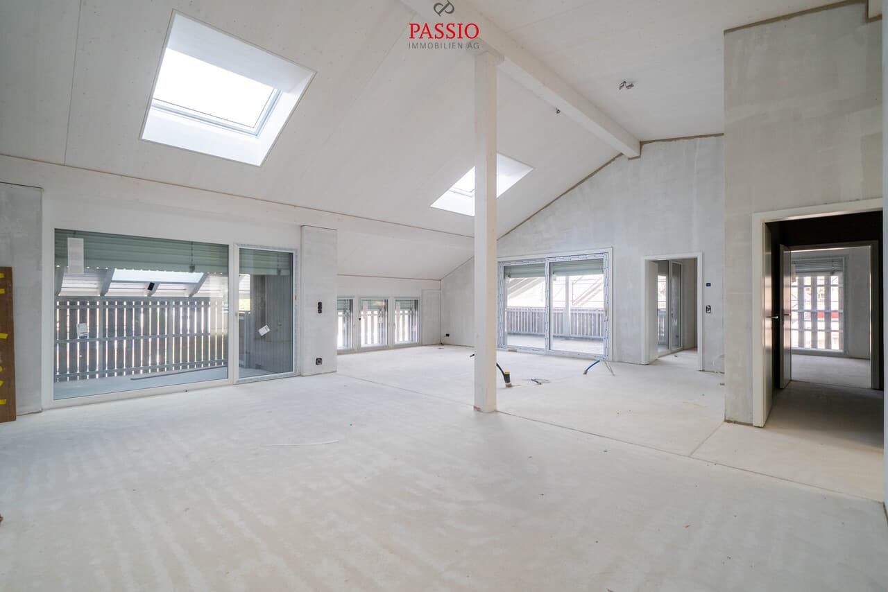 5.5-Zimmer Dachwohnung mit zwei Balkonen und Mitgestaltungsmöglichkeit
