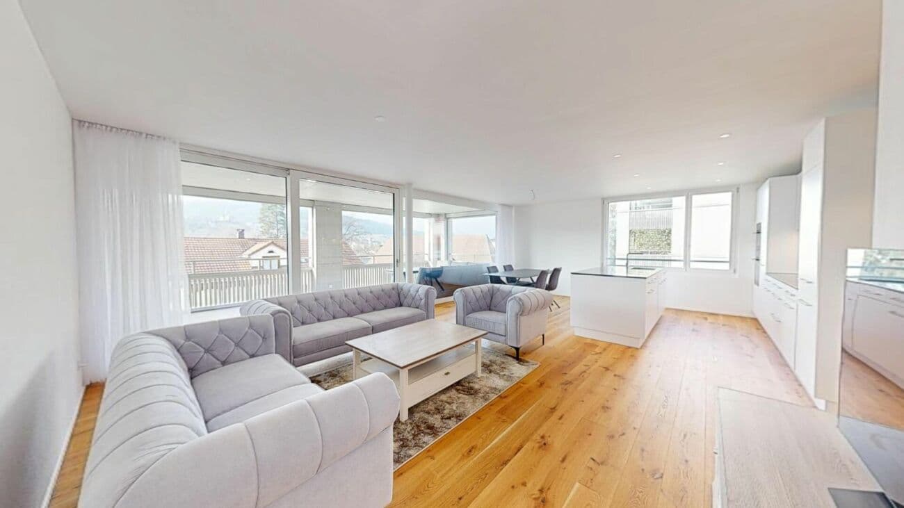 Moderne 4.5-Zimmer-Wohnung in Menziken AG - Stilvoll und Lichtdurchflutet