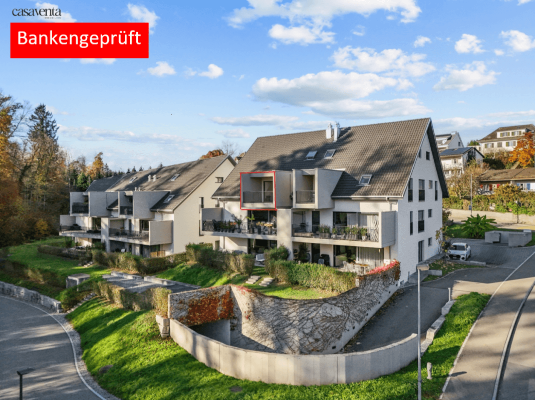 Moderne Dachmaisonette mit Einfamilienhaus-Charakter - bankengeprüft